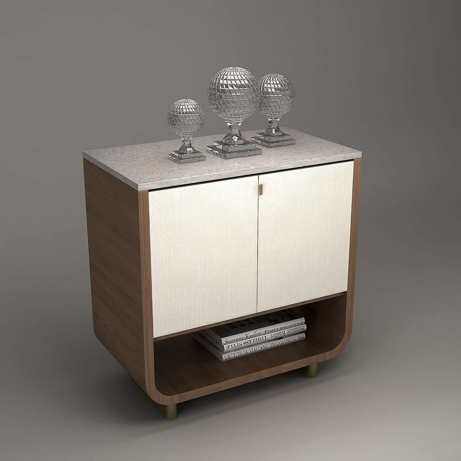 CHALICE CABINET BAKER 3D model_2
