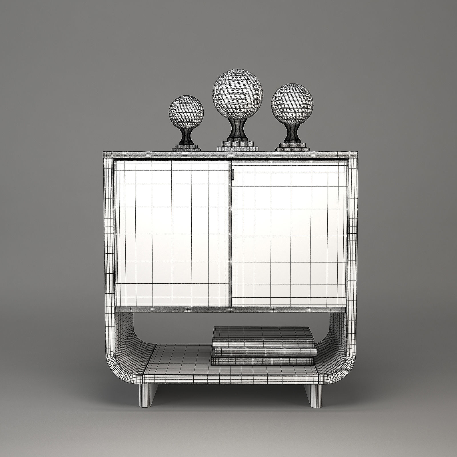 CHALICE CABINET BAKER 3D model_3