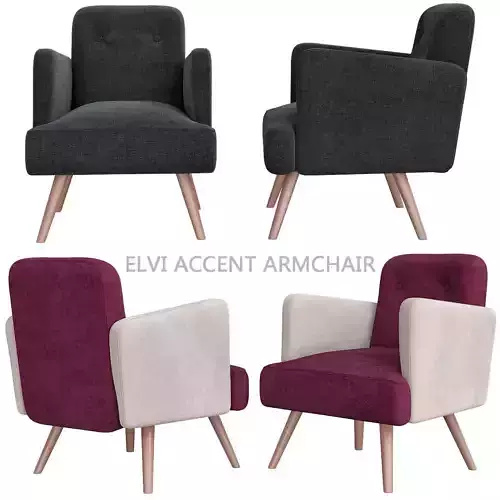 Elvi Accent Armchair 3d model