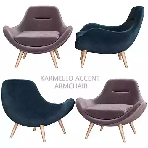 Karmello Accent Armchair 3d model