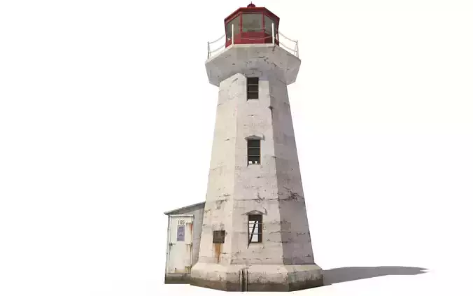 Lighthouse Low-poly 3D model