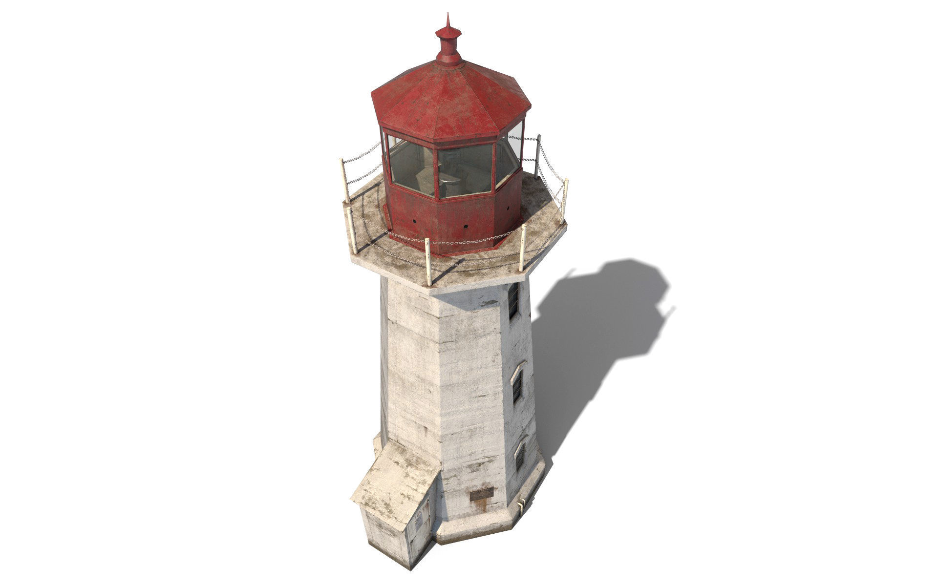 Lighthouse Low-poly 3D model_1