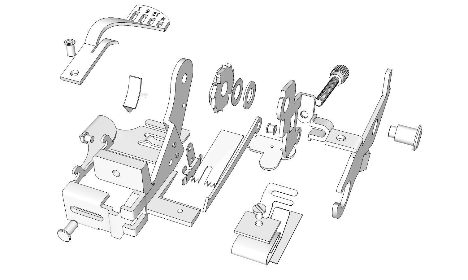 Ruffler Sewing Machine 3D model_21