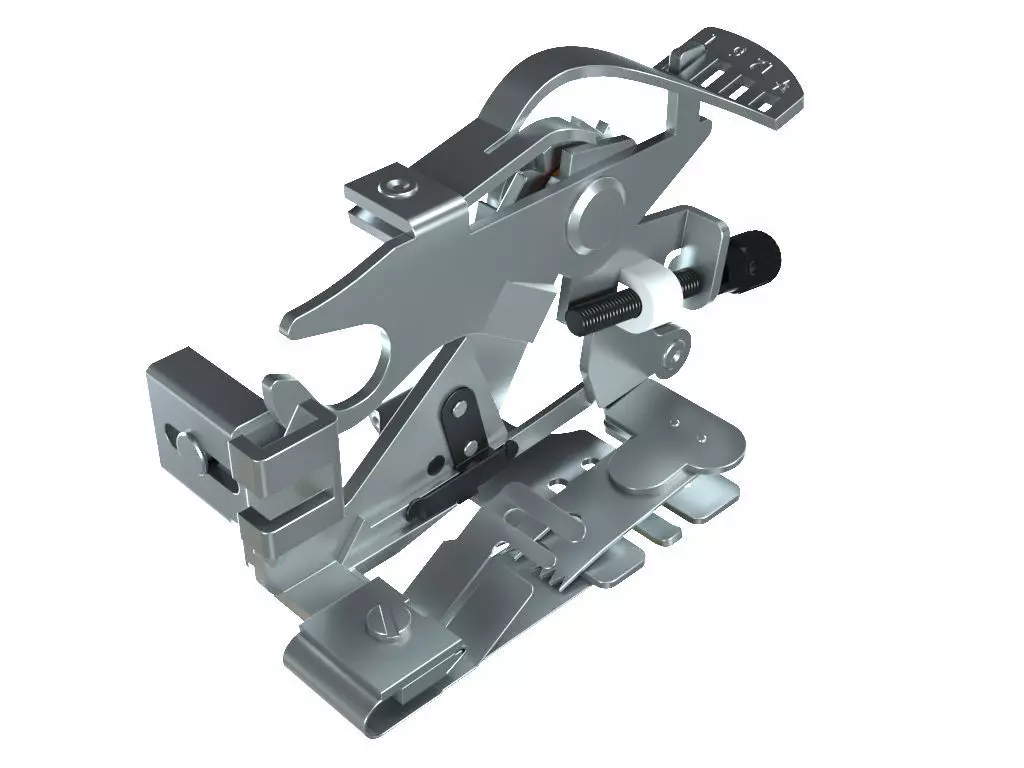 Ruffler Sewing Machine 3D model_0