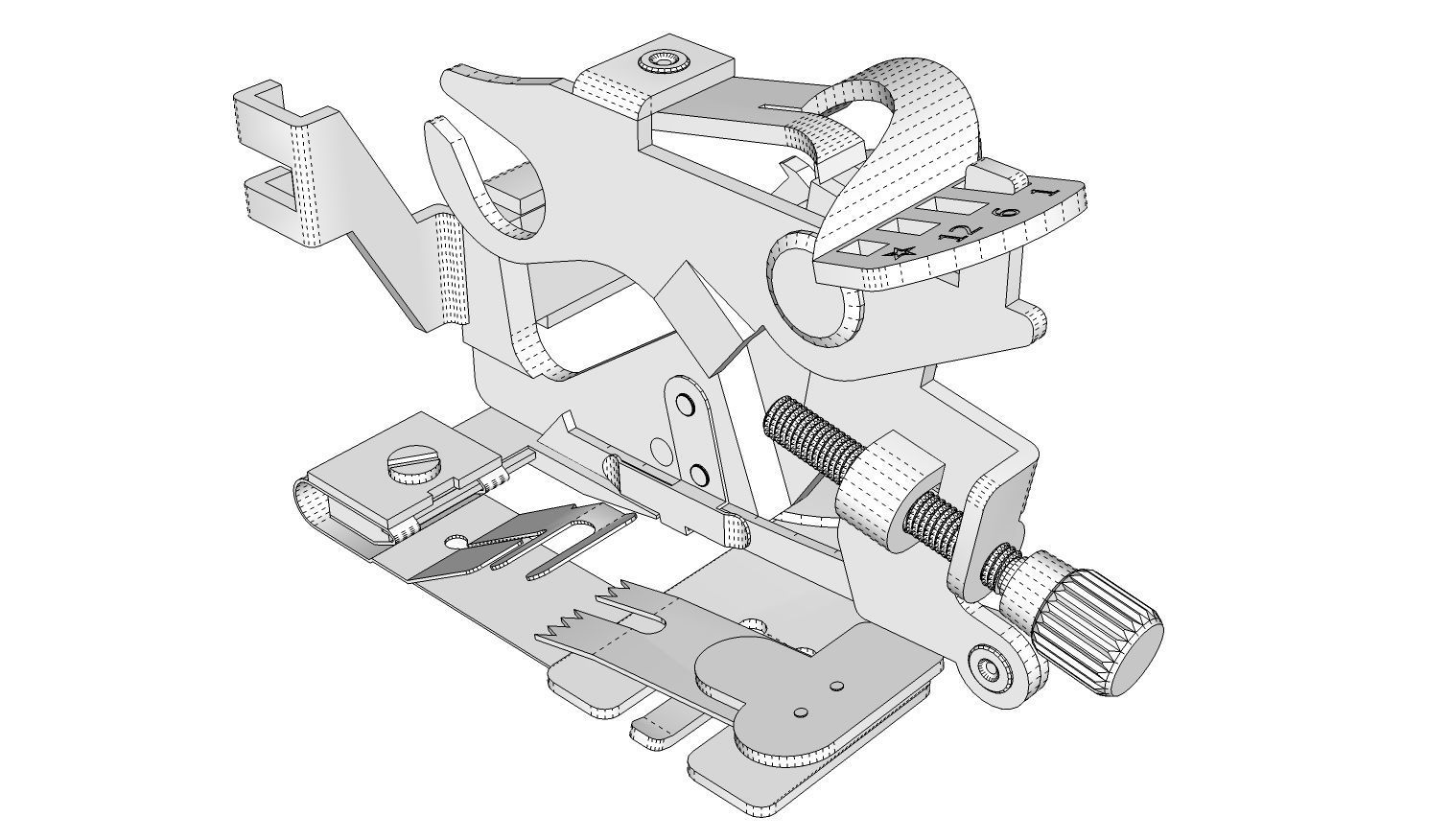 Ruffler Sewing Machine 3D model_16