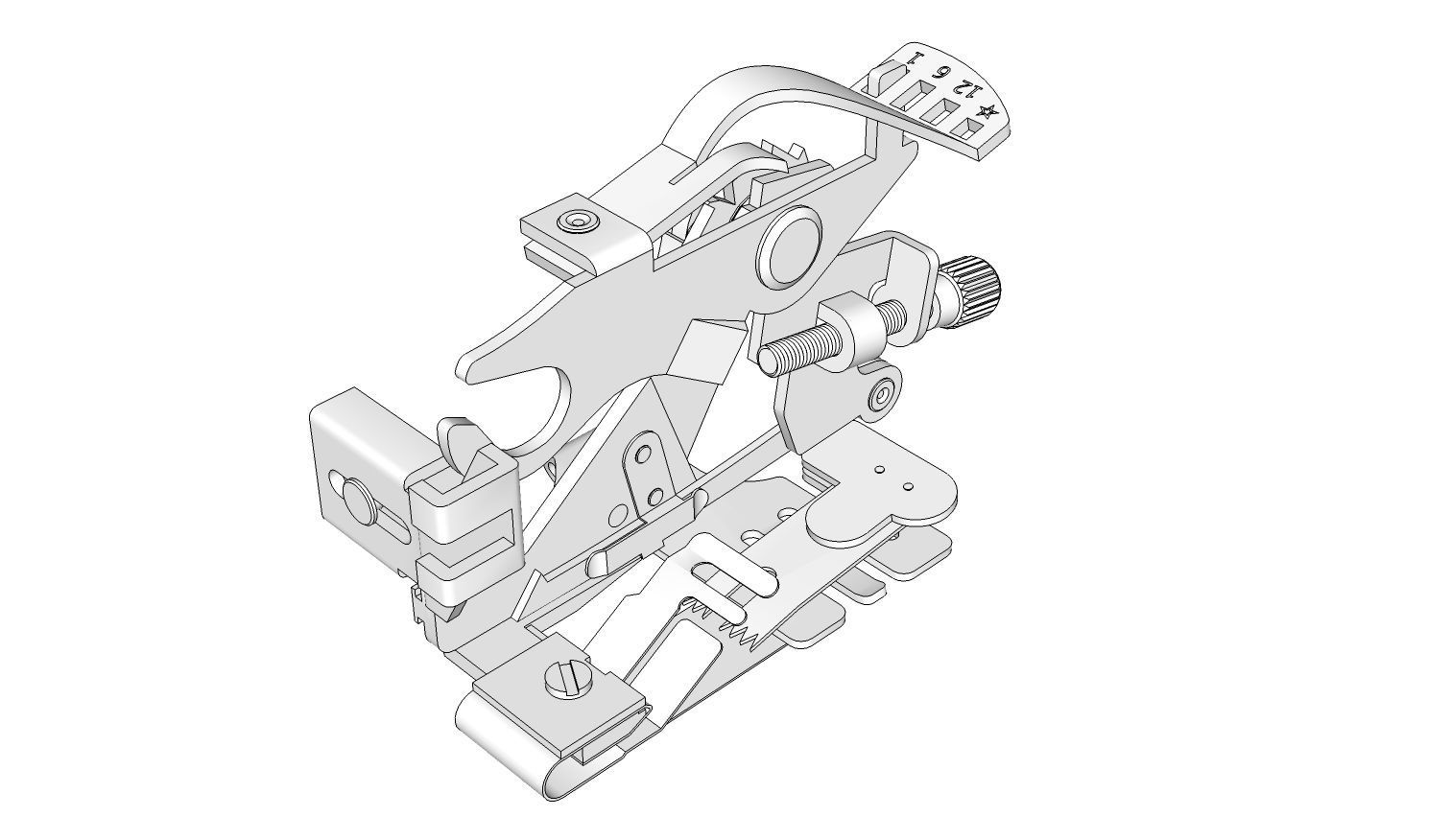 Ruffler Sewing Machine 3D model_12