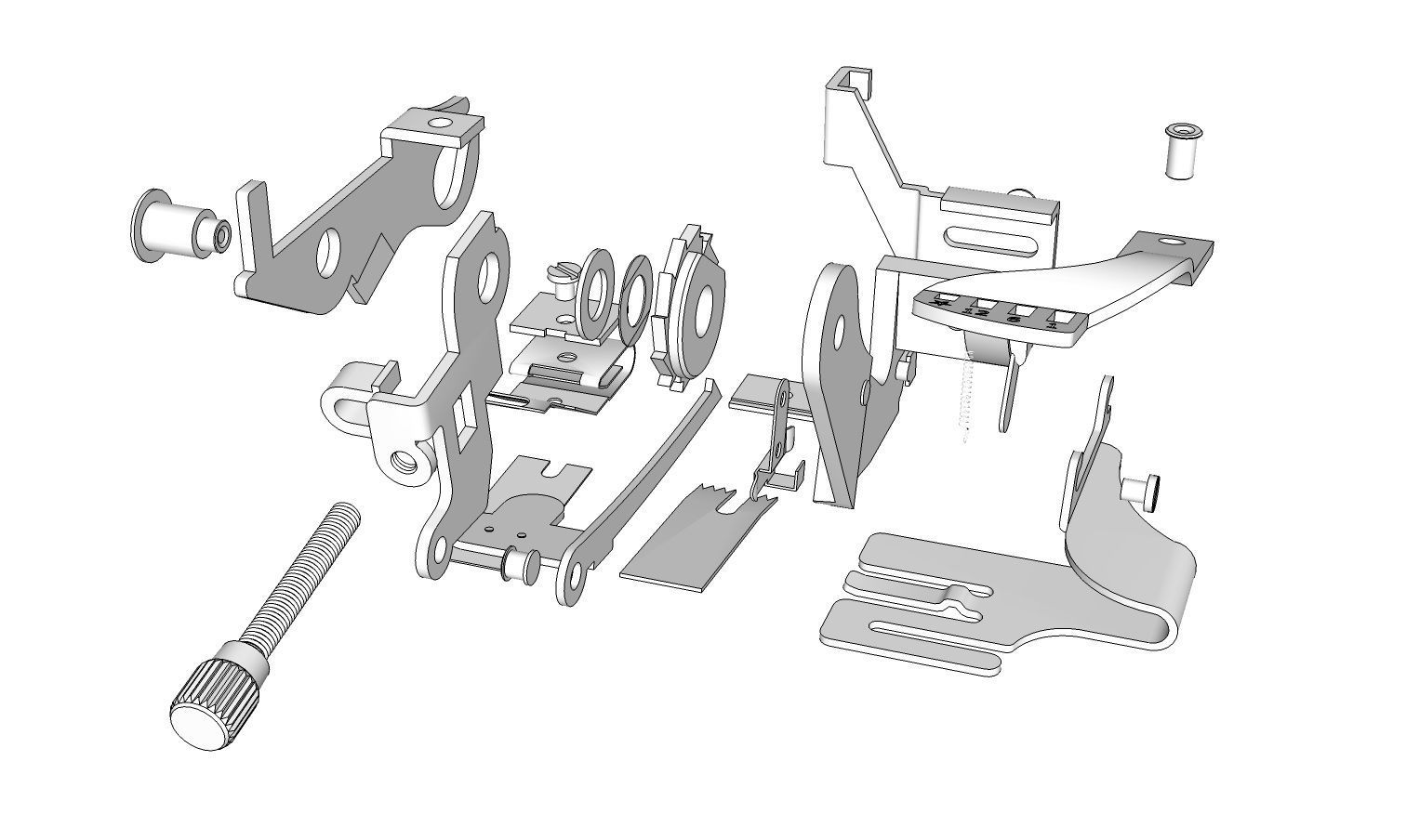 Ruffler Sewing Machine 3D model_22