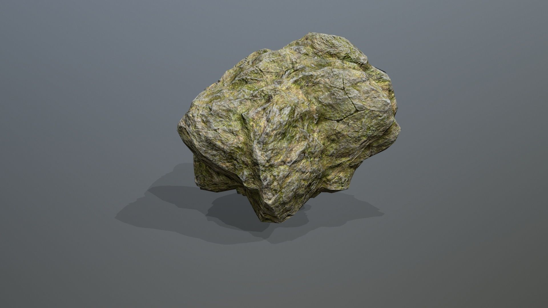 Rock Set Low-poly 3D model_7