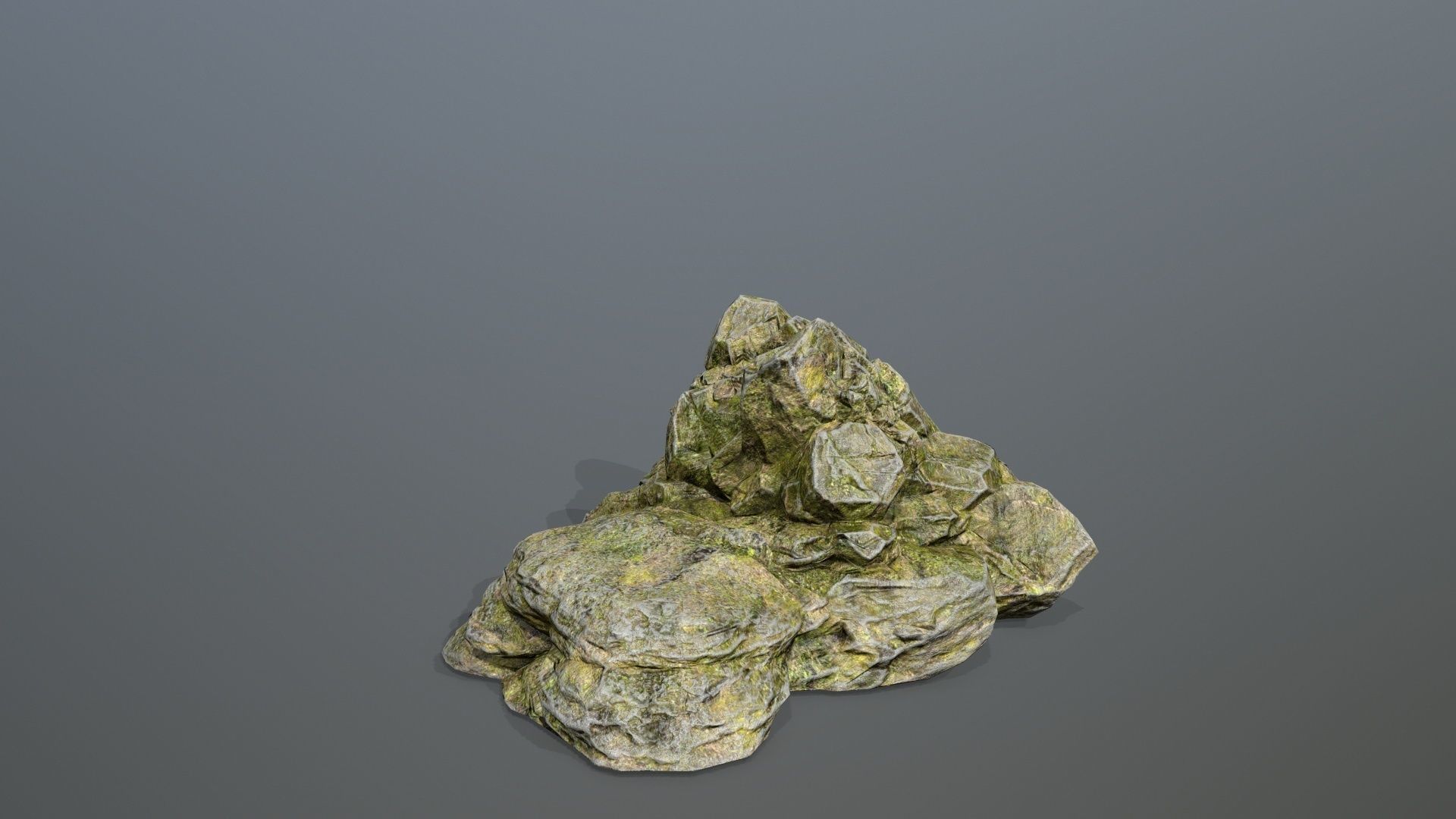 Rock Set Low-poly 3D model_24