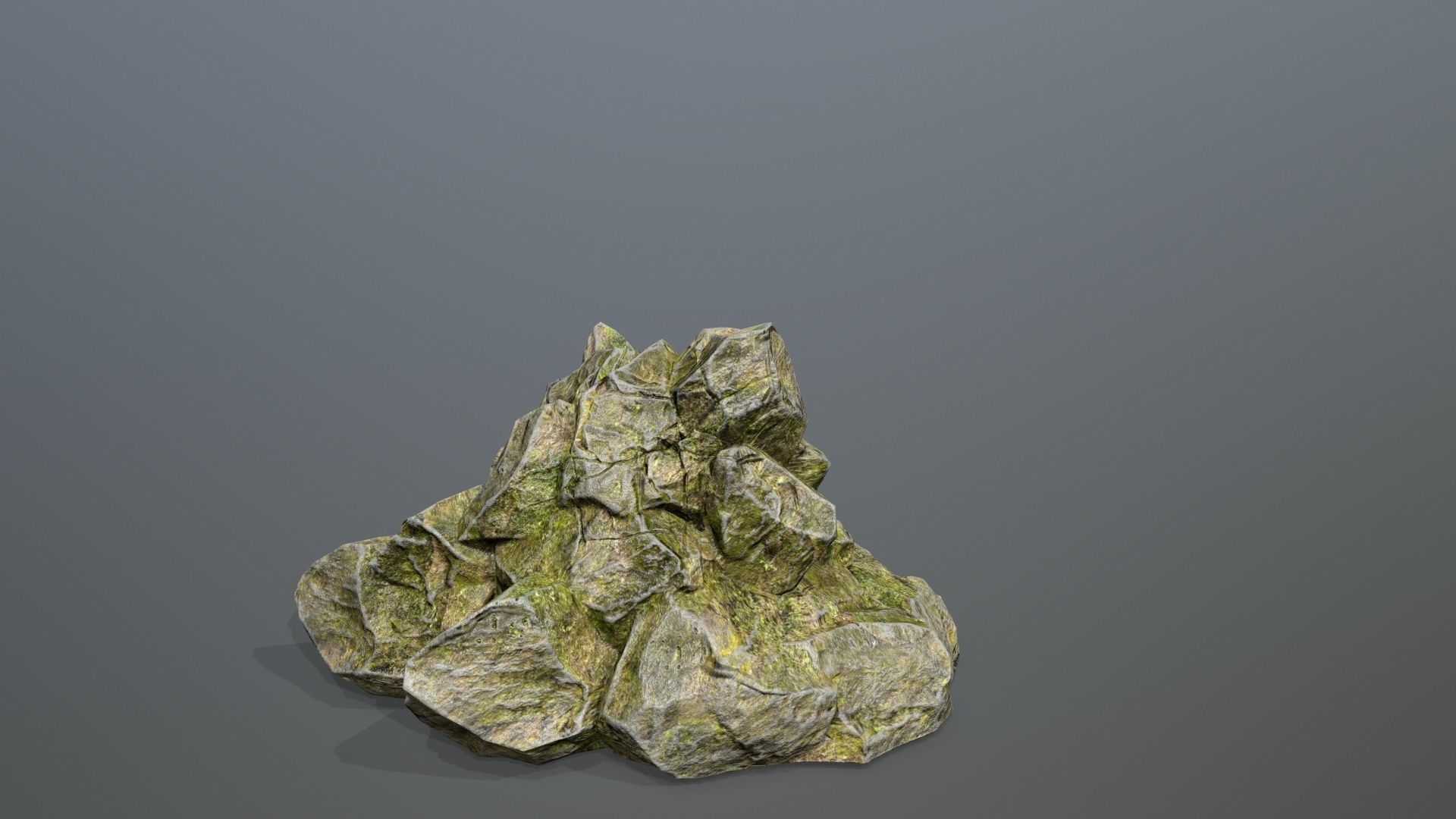 Rock Set Low-poly 3D model_21