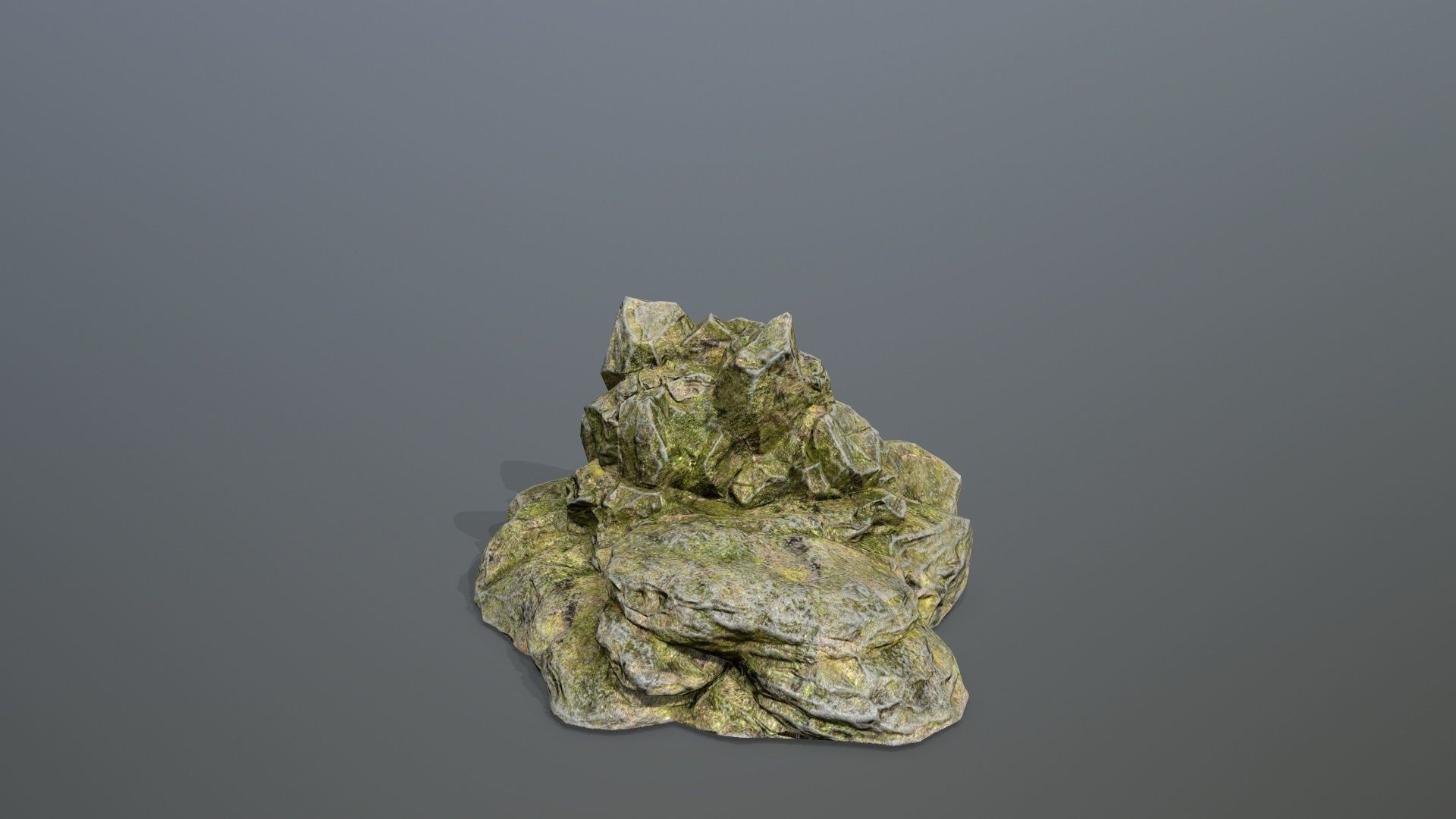Rock Set Low-poly 3D model_18