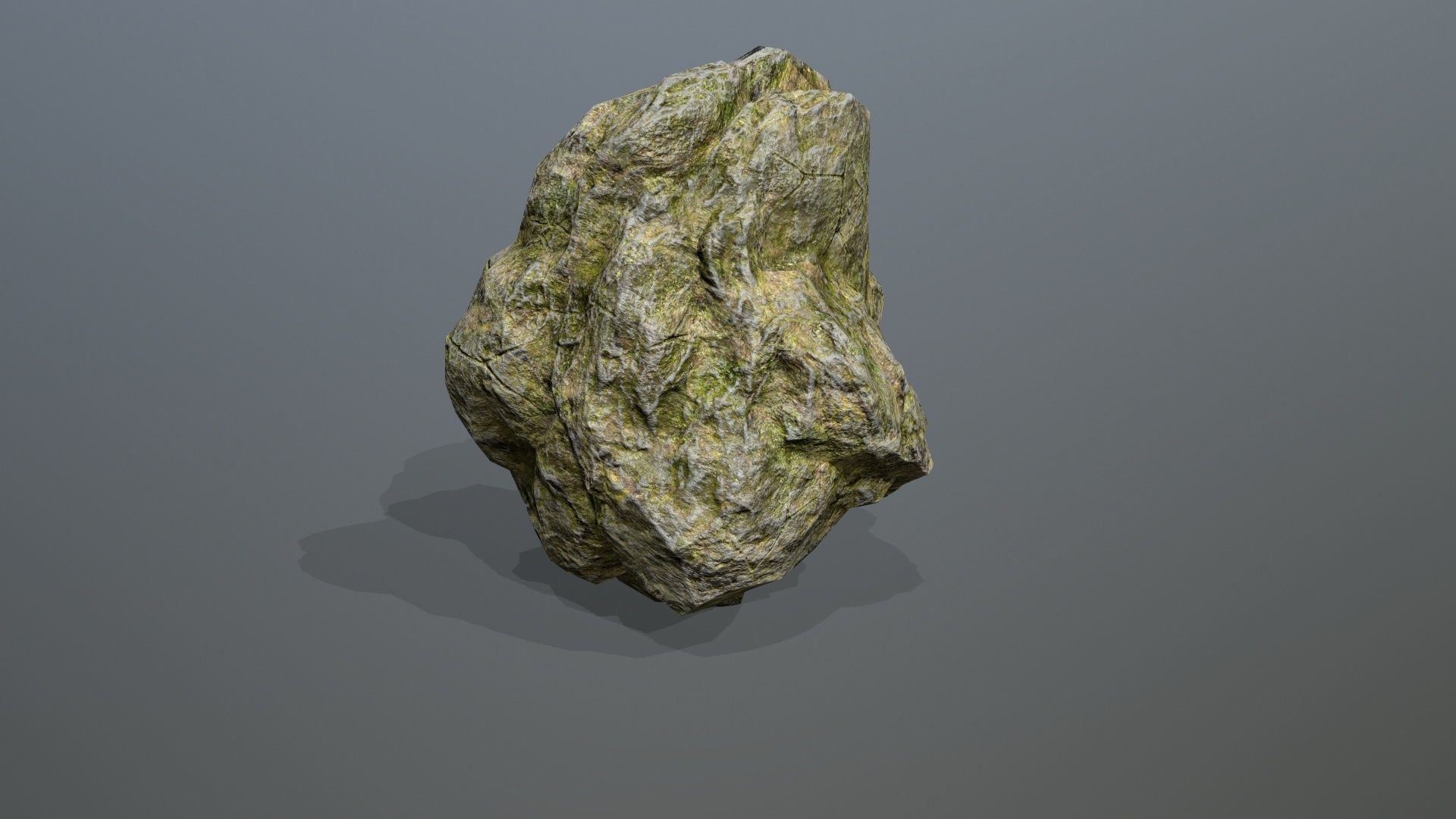 Rock Set Low-poly 3D model_3