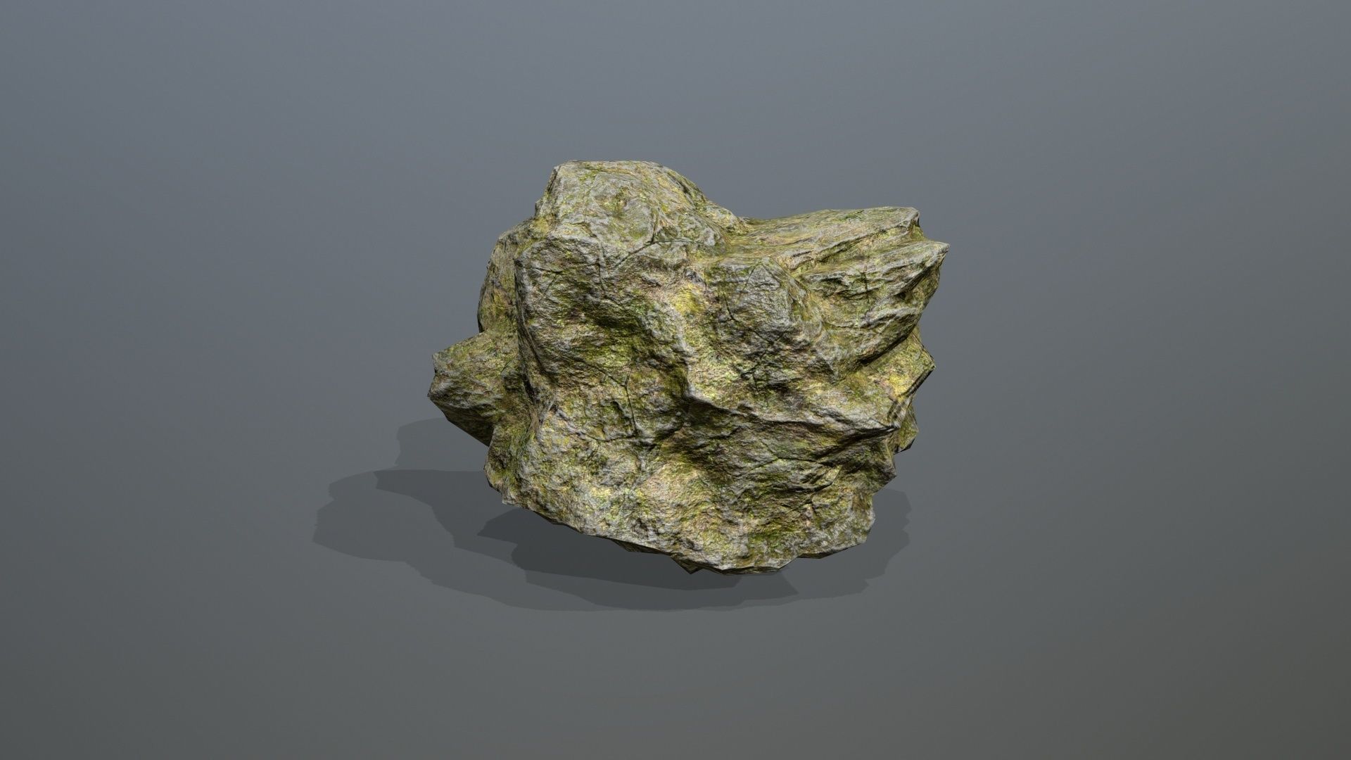 Rock Set Low-poly 3D model_2