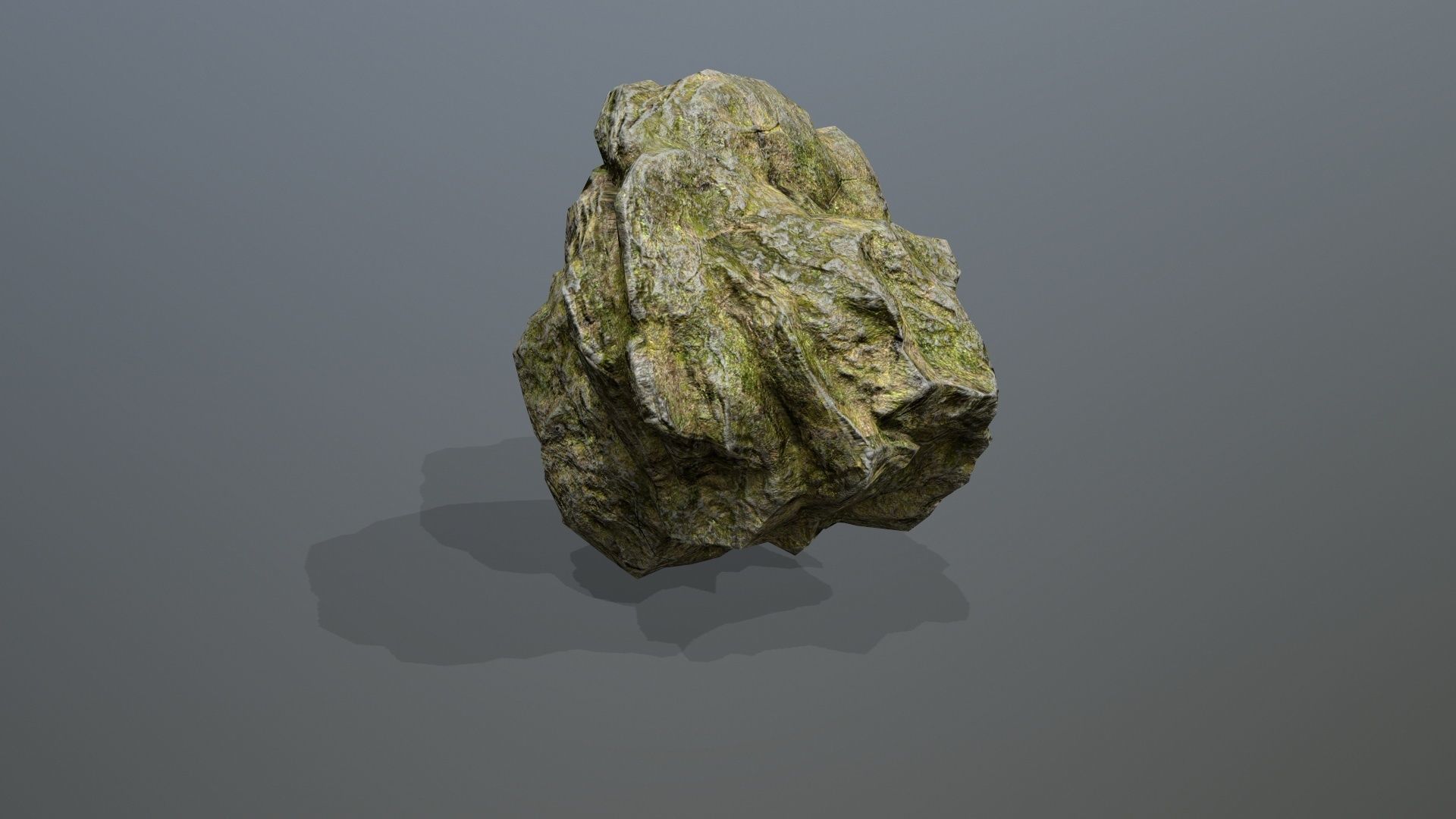 Rock Set Low-poly 3D model_6
