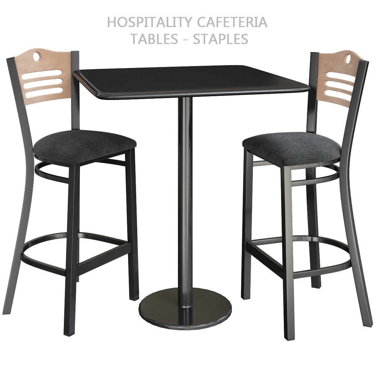 Dinning table 3d model collection 10 pieces Low-poly 3D model_1