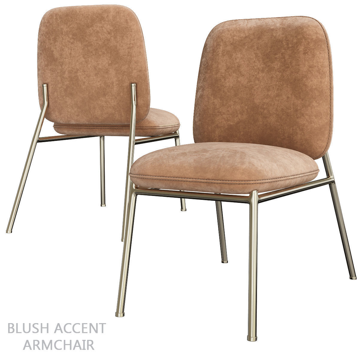 Chair and Armchair 3d model collection 10 pieces Low-poly 3D model_1