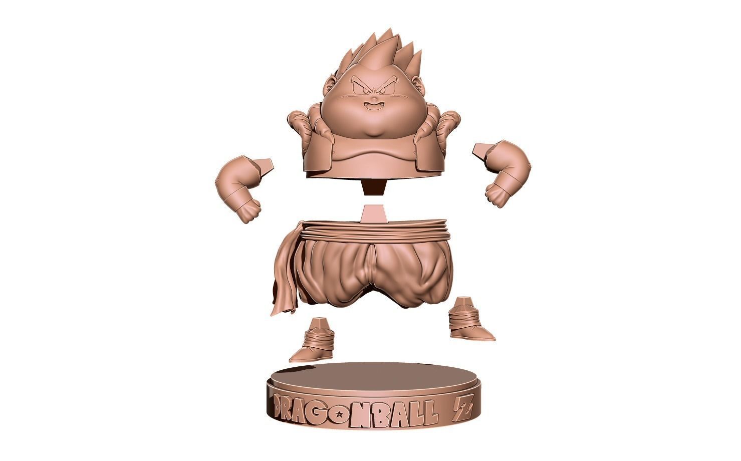 Fat Gotenks - Dragon Ball Z 3D print model_11