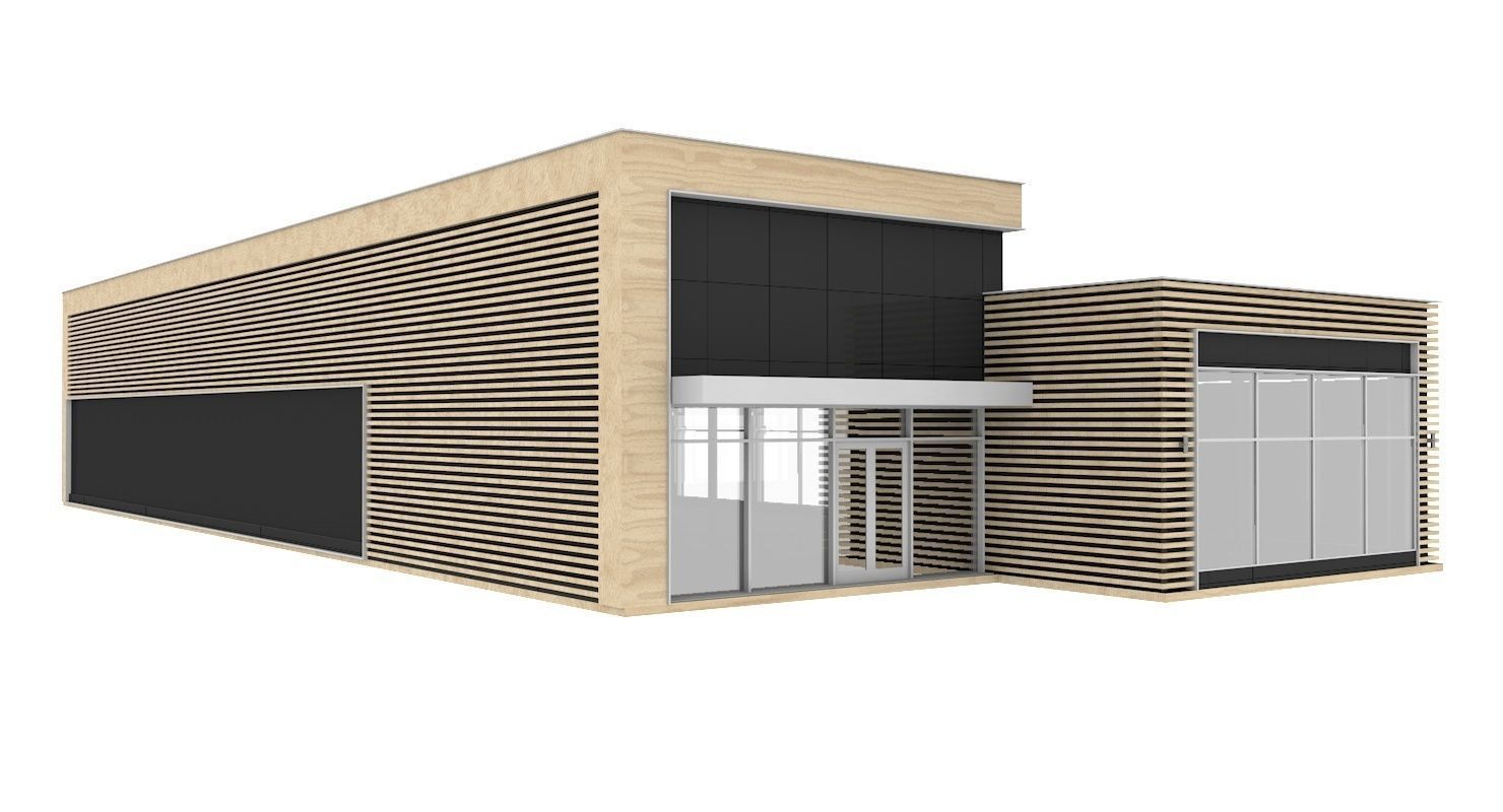 Coffee Shop 3D model_4