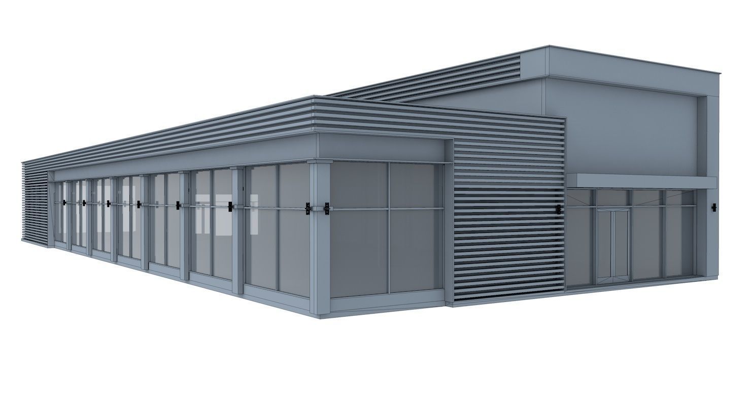 Coffee Shop 3D model_9