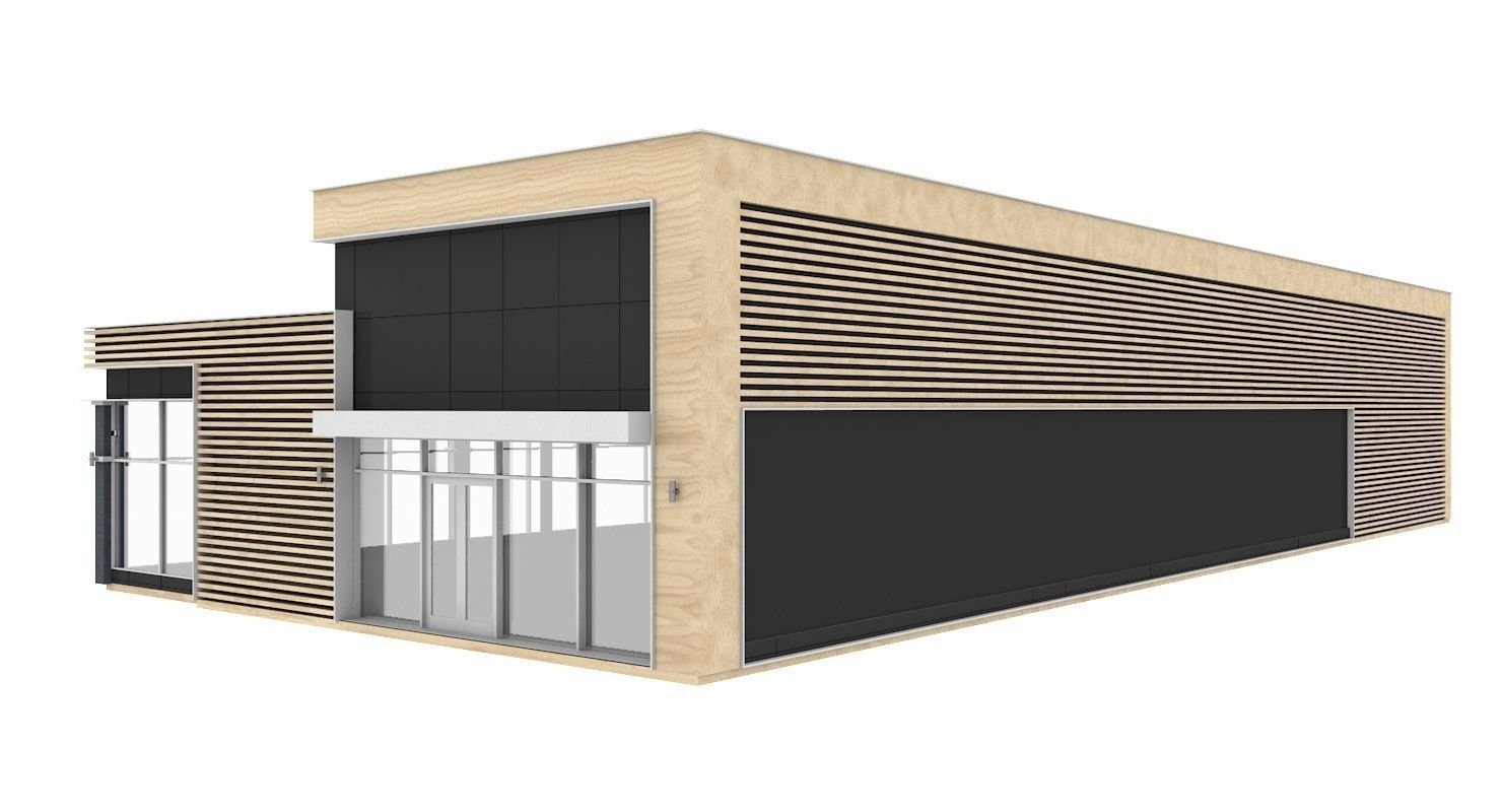 Coffee Shop 3D model_3