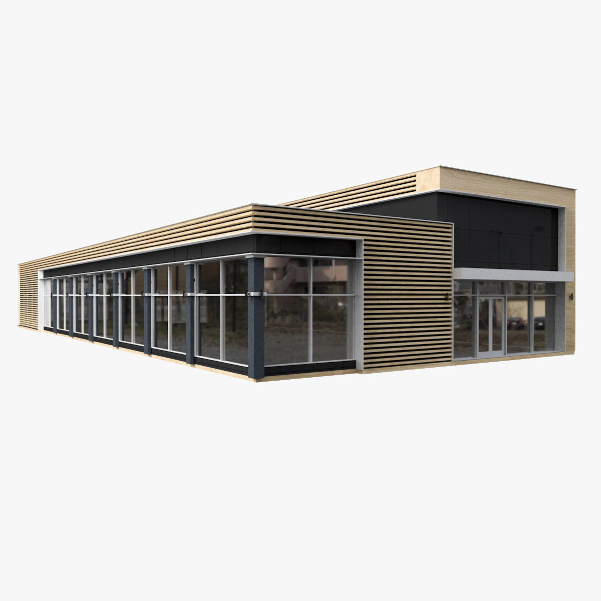 Coffee Shop 3D model_0