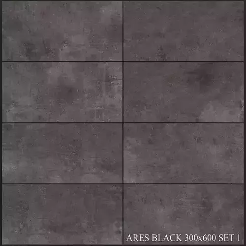 Yurtbay Seramik Ares Black 300x600 Set 1 3D model