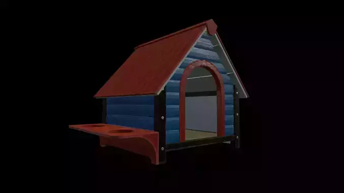 HOME-006 Wooden Dog House