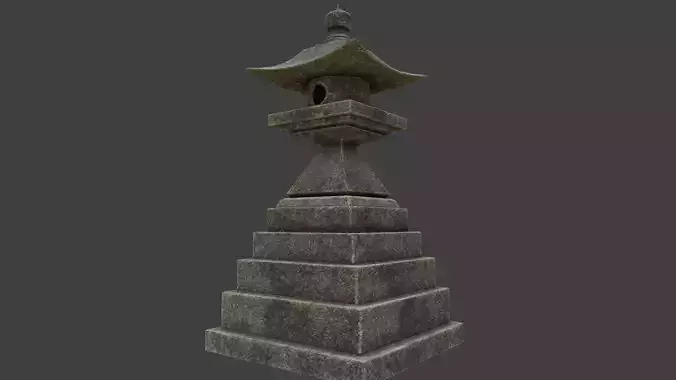 Japanese Stone Lantern 1
