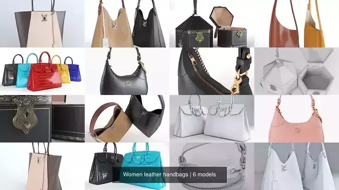 Women leather handbags