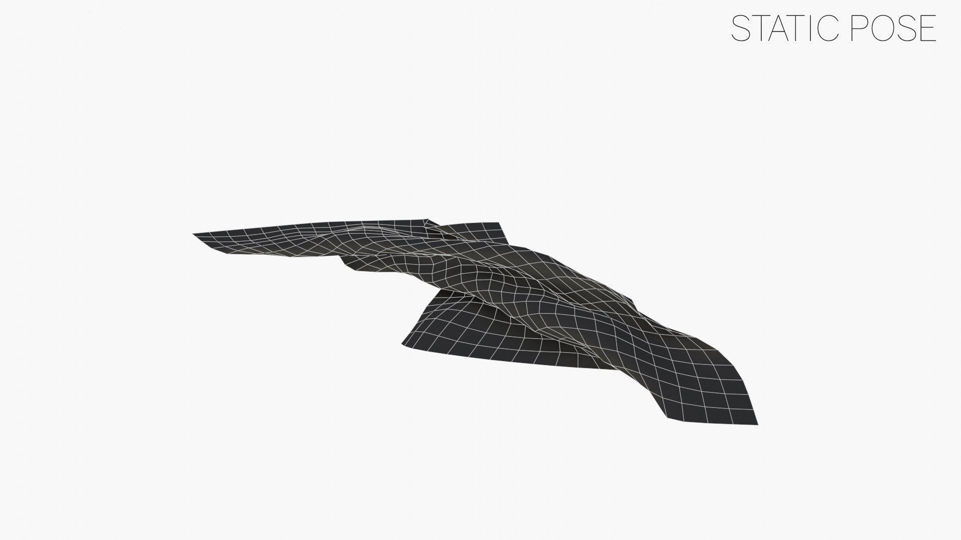 Grand Old Union Flag Low-poly 3D model_16