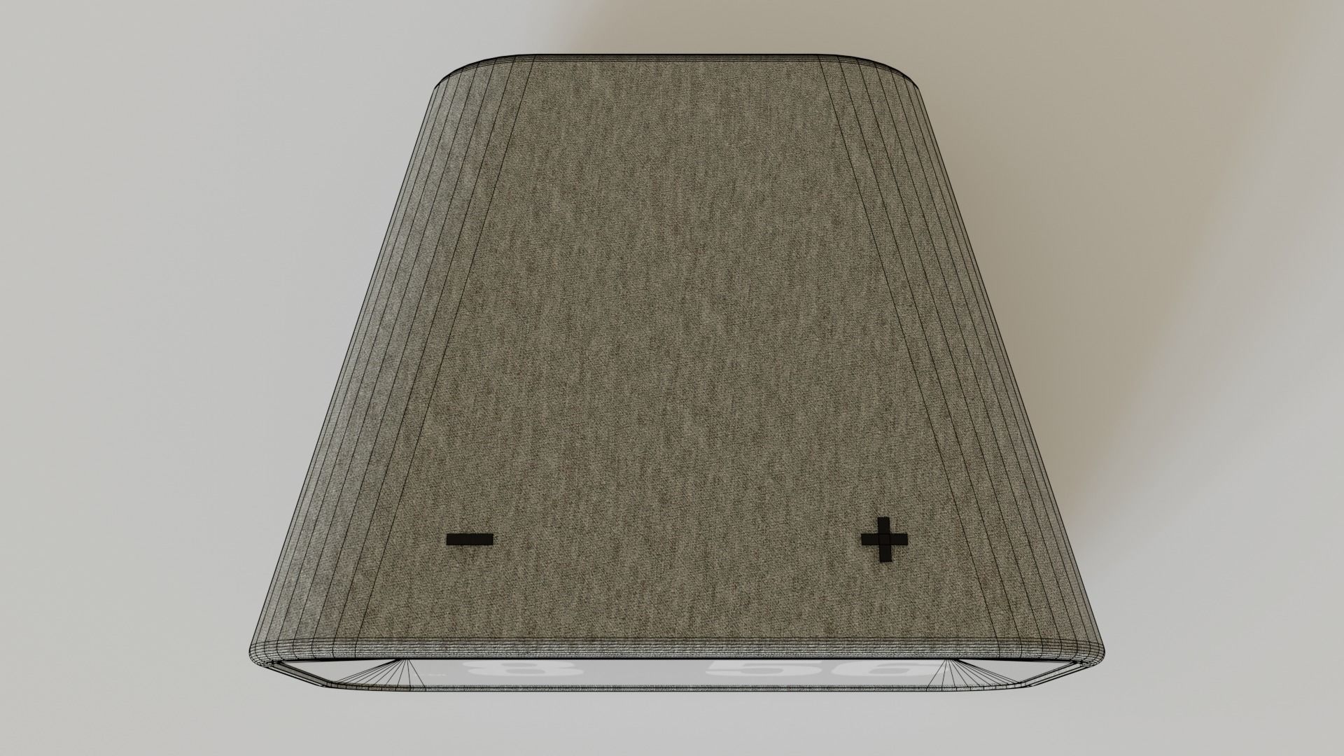 Smart Clock with Google Assistant 3D model_5