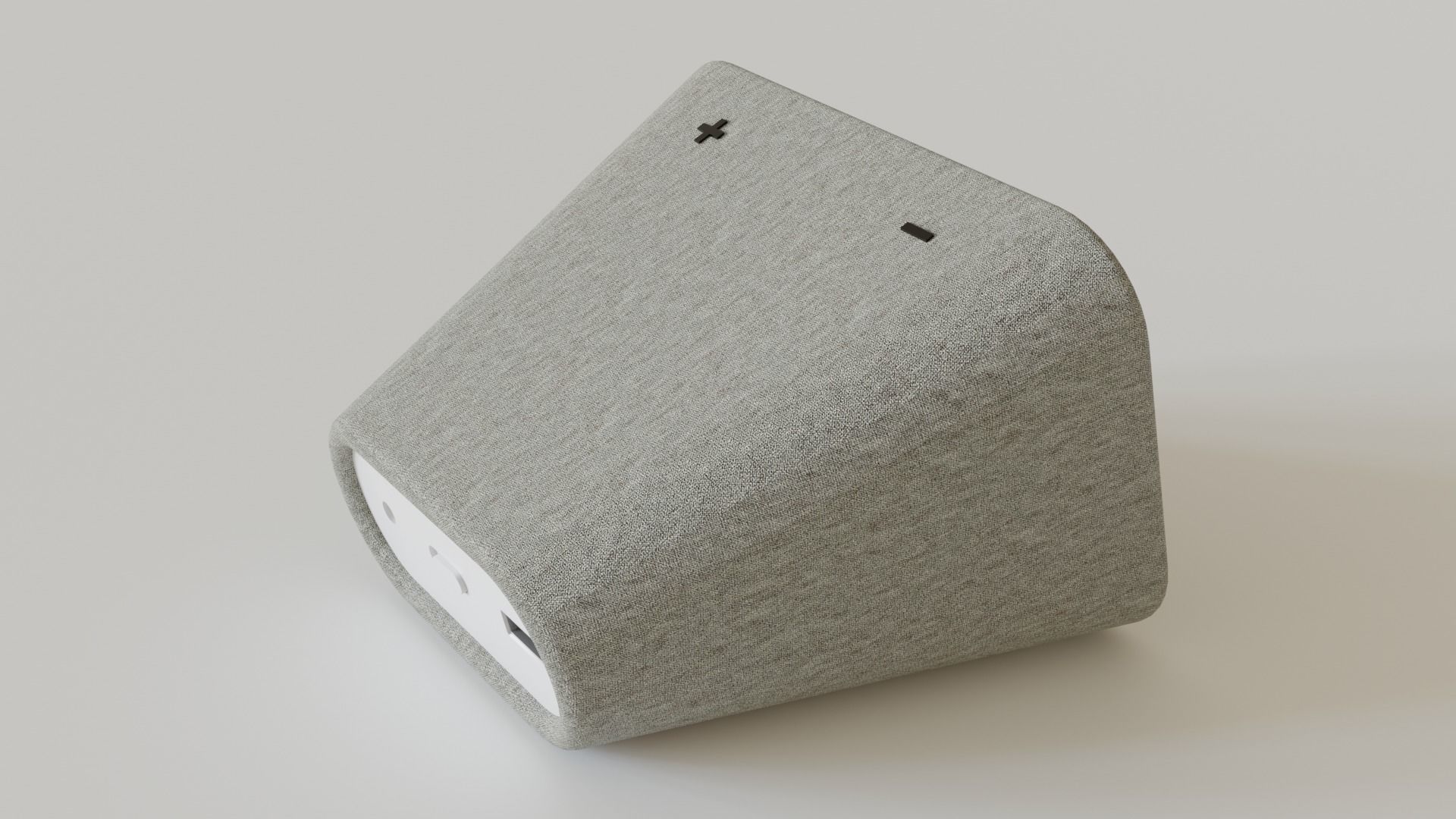 Smart Clock with Google Assistant 3D model_4