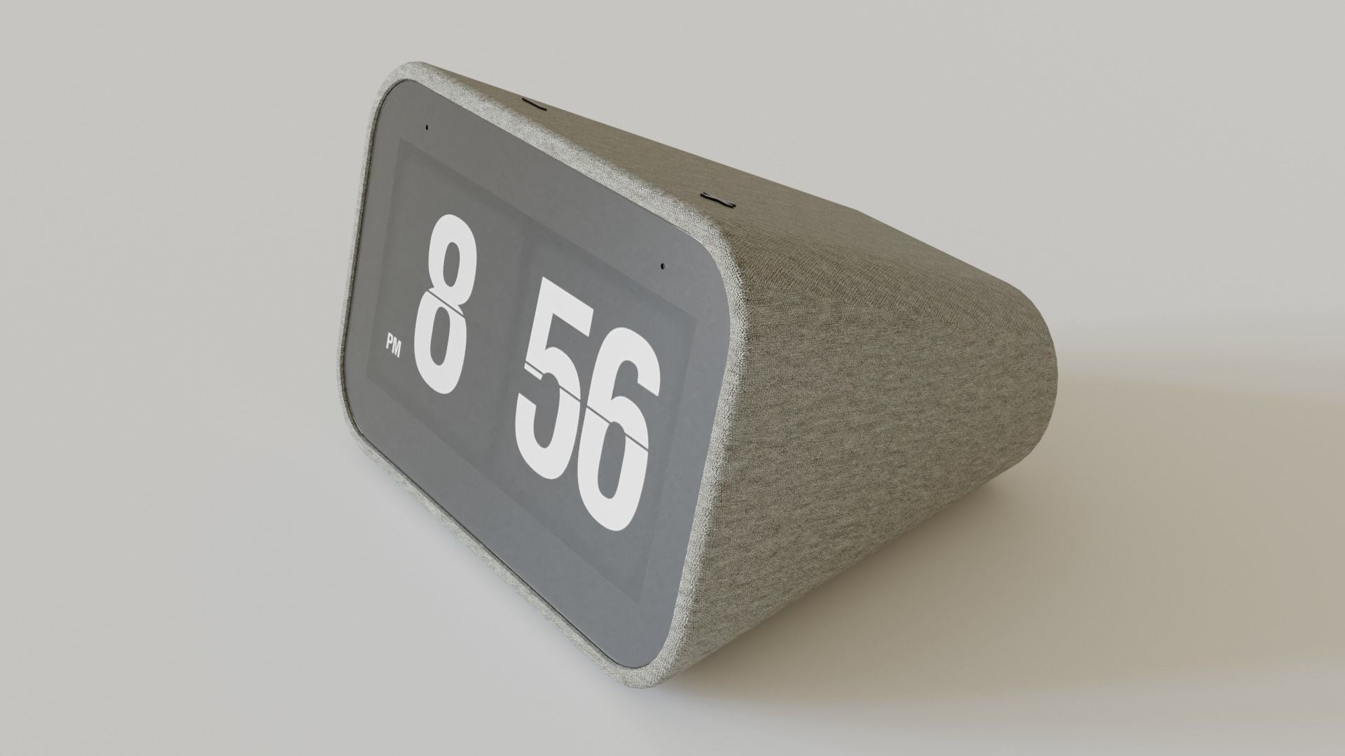 Smart Clock with Google Assistant 3D model_3