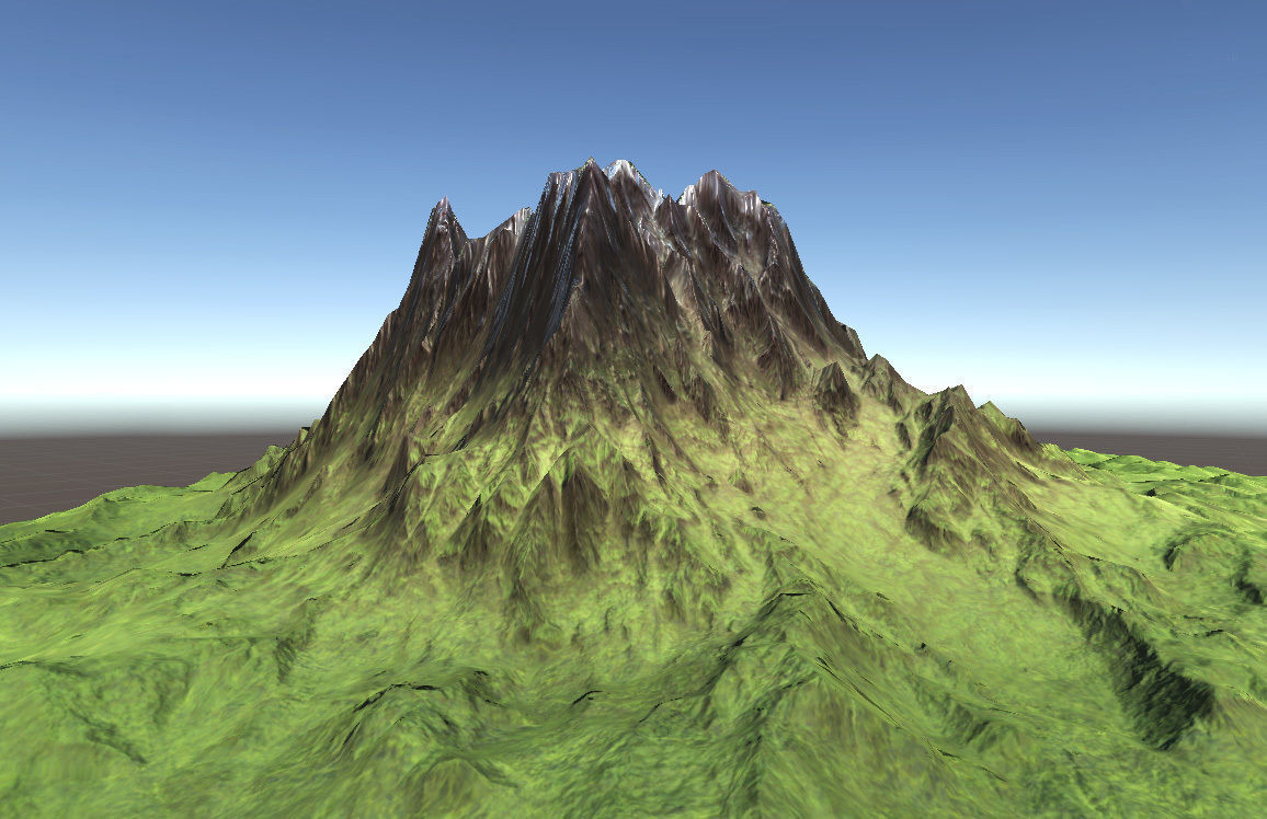 Low Poly Modular Mountain Model PBR Unity Game Ready 03 Low-poly 3D model_9