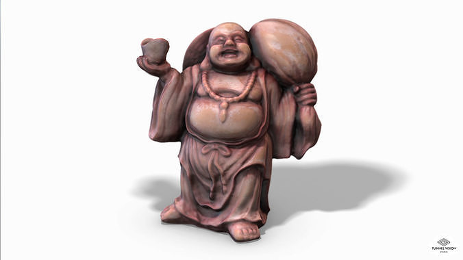 Buddha - Photoscanned Pbr Low-poly 3D model