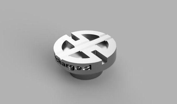 ZH2 OEM mirror mount caps 3D print model_5