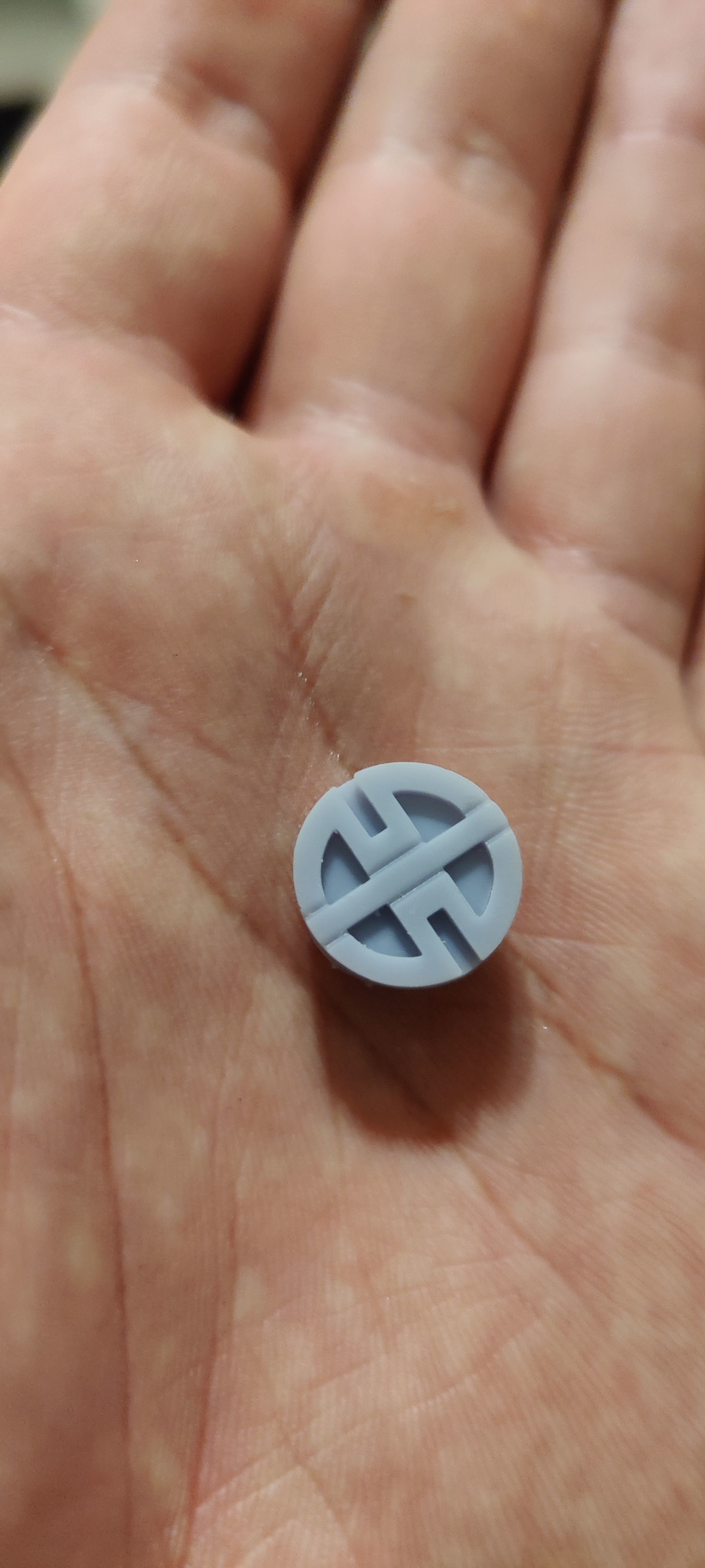 ZH2 OEM mirror mount caps 3D print model_6