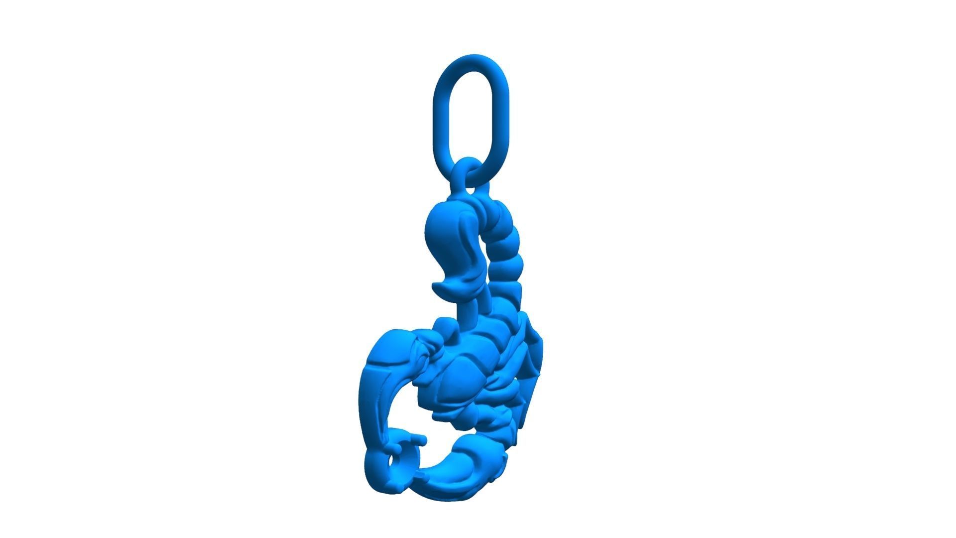 Scorpio pendant 3D print model_22