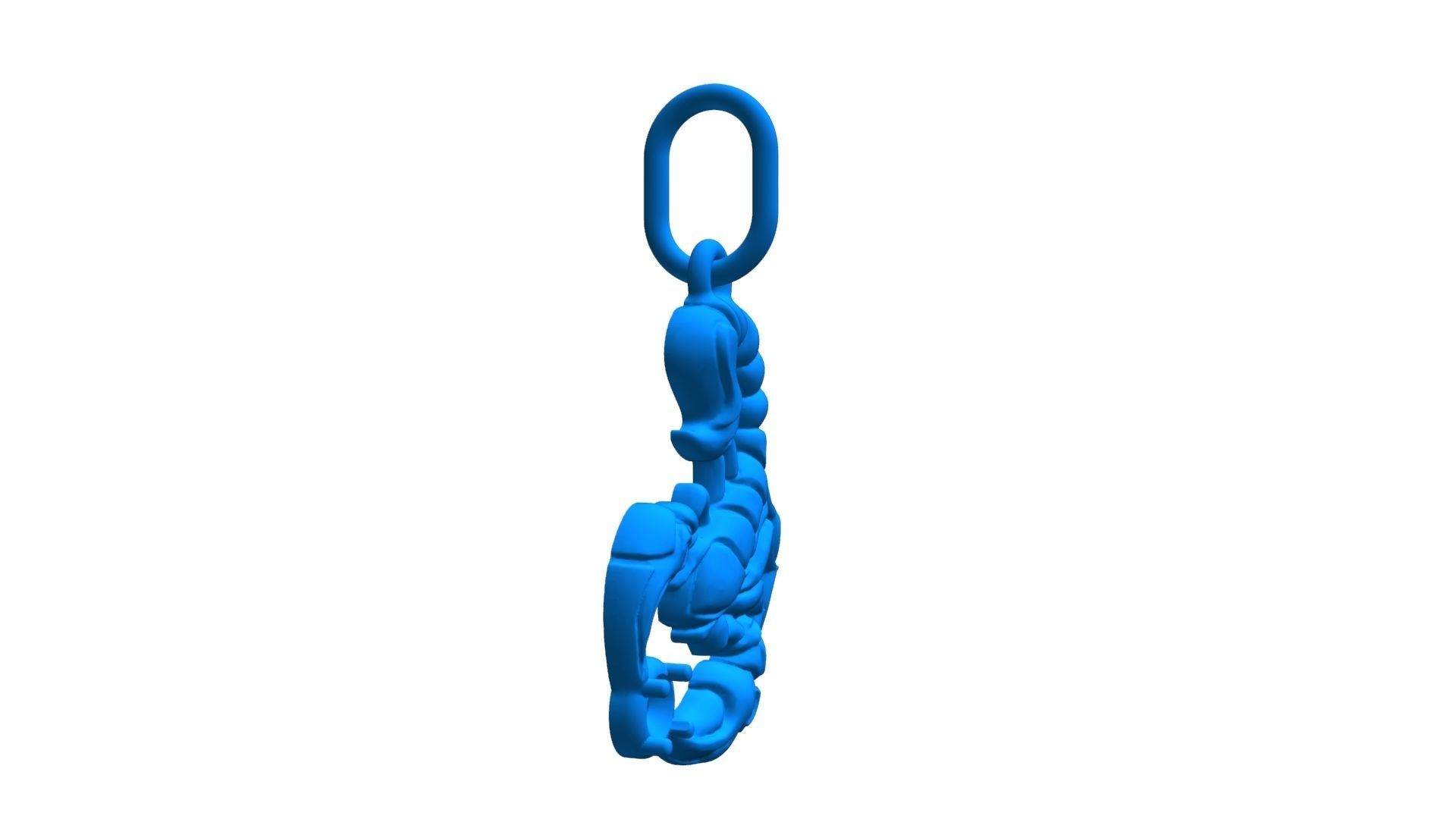 Scorpio pendant 3D print model_21