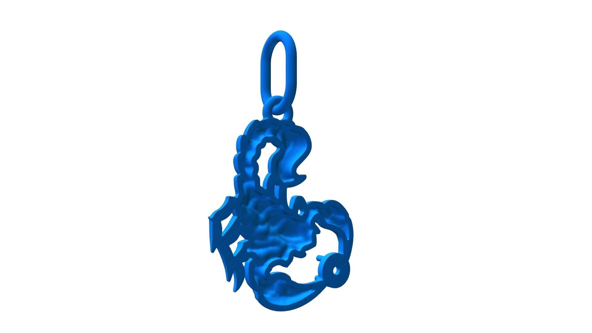 Scorpio pendant 3D print model_13