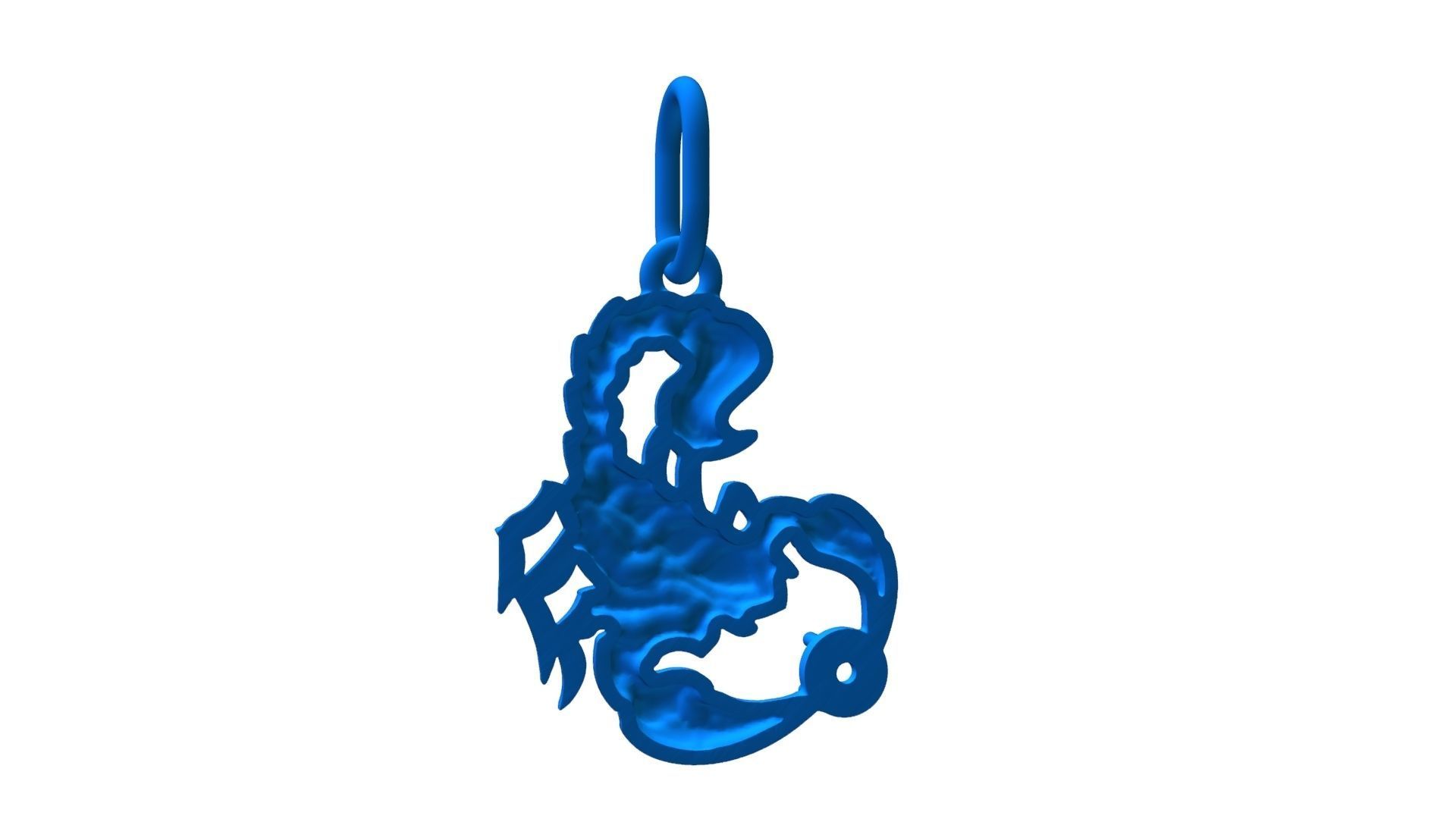 Scorpio pendant 3D print model_14