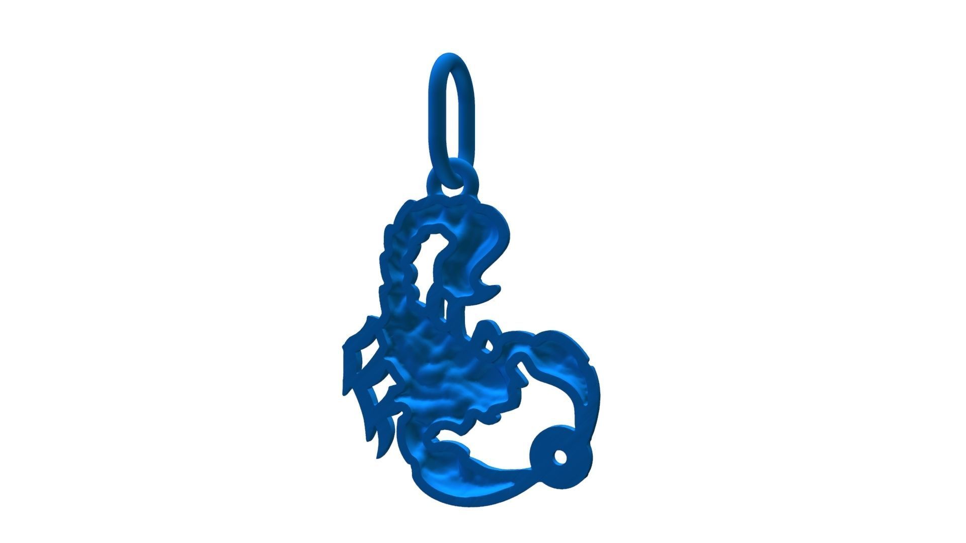 Scorpio pendant 3D print model_16