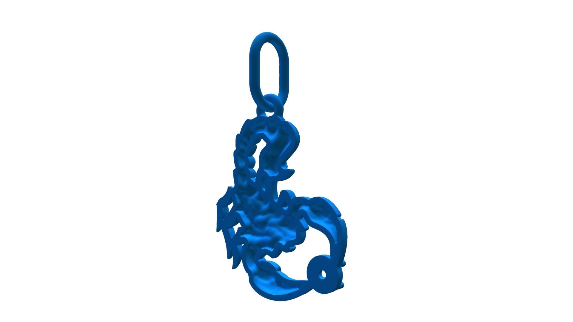 Scorpio pendant 3D print model_17