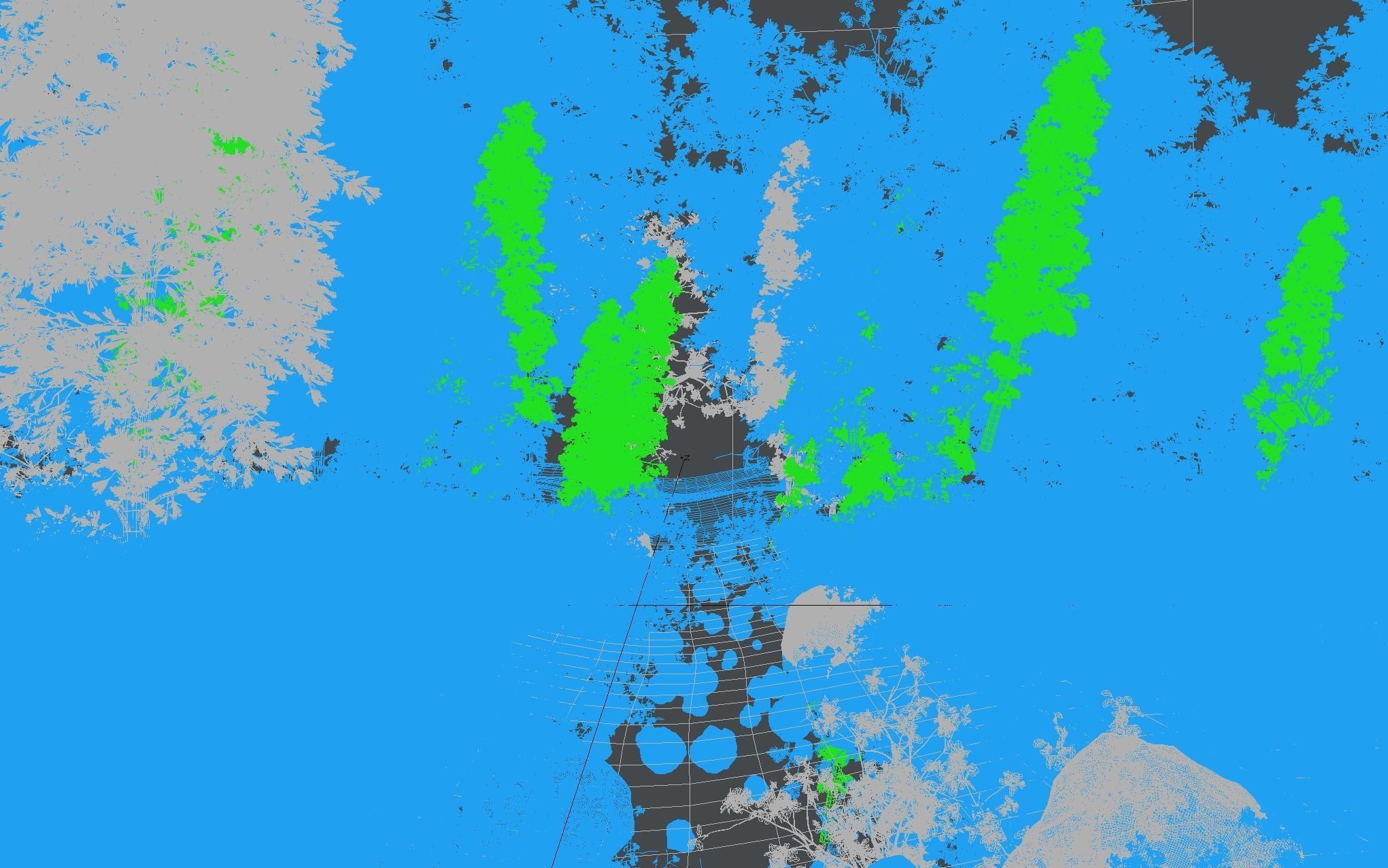 Forest Scene Low-poly 3D model_2