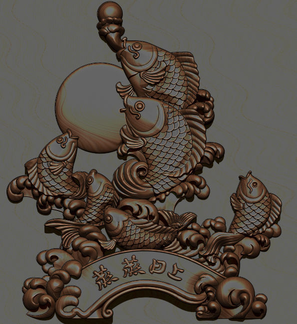 Flourishing Fish 3D print model_3