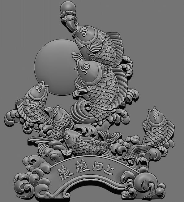 Flourishing Fish 3D print model_9