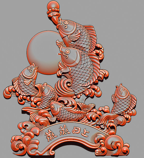 Flourishing Fish 3D print model_4