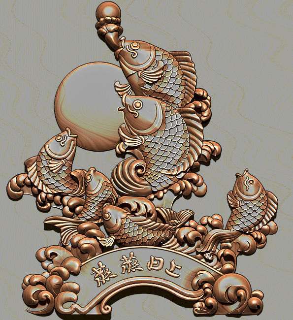 Flourishing Fish 3D print model_2