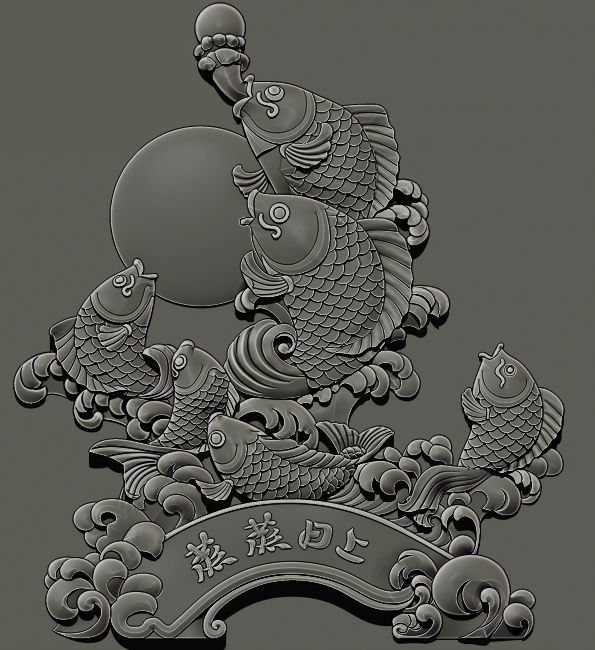 Flourishing Fish 3D print model_8