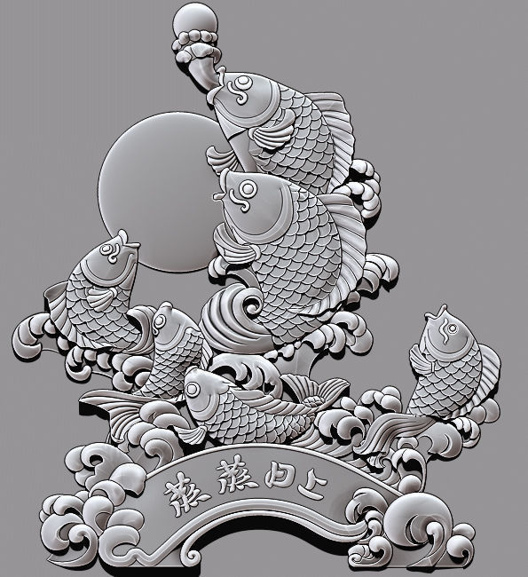 Flourishing Fish 3D print model_7